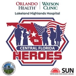 Central Florida Heroes 5k Logo