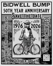 Bidwell BUMP 50th Anniversary Oldest MTB Race in the WORLD logo