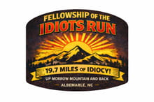 Fellowship of the Idiots 19.7-Mile Run logo