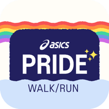 ASICS Pride Run & Walk logo