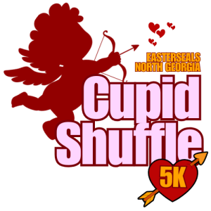 Easterseals North Georgia's Cupid Shuffle 5K | AJC Peachtree Road Race Qualifier Logo