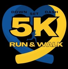 Down Set Dash for Down Syndrome 5K logo