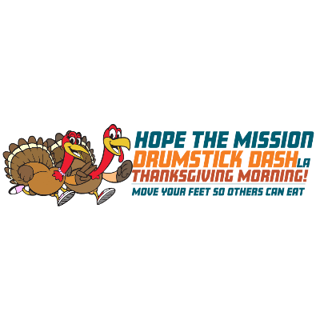 2026 Hope the Mission - Drumstick Dash LA Logo