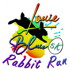 The Louie Bluie Rabbit Run 5K logo
