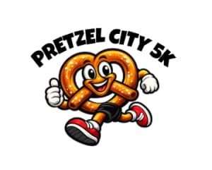 Pretzel City 5k 8:00 AM Start Logo