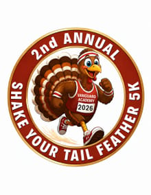 Shake Your Tail Feather 5k logo