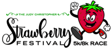 Strawberry Festival 5k/8k run logo