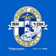 Port City Pursuit 5k & 10k logo