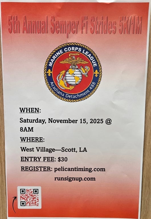 Semper Fi Strides 5K/1M logo