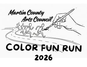 Martin County Arts Council Color Fun Run Logo