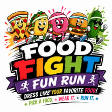 Pensacola Pickles and Wings Family Festival : PENSACOLA FOOD FIGHT FUN RUN logo