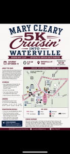 Mary Cleary 5k ( Cruisin Into Waterville ) Logo