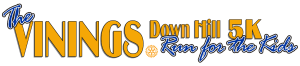The Vinings Down Hill 5K Run for the Kids Logo