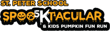 St. Peter Spooktacular 5k & Kids Pumpkin Fun Run logo