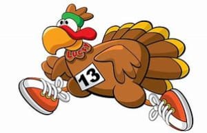 Perry Wellington Turkey Trot Logo