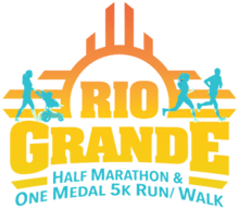 Rio Grande Half Marathon and One Medal 5k Run/Walk logo