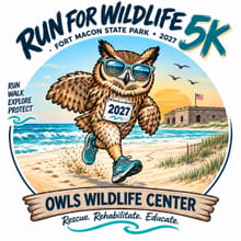 OWLS Fort Macon 5K Trail Run logo