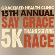 Say Grace Thanksgiving Day 5K Race logo