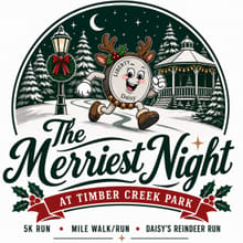 The Merriest Night: Run & Holiday Festival logo