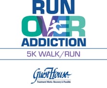 GUEST HOUSE RUN OVER ADDICTION 5K FAMILY FUN WALK/RUN logo