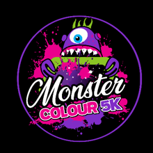Monster Colour 5k Calgary logo