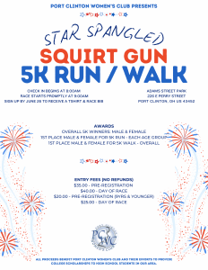 Star Spangled Squirt Gun Run 5k Logo