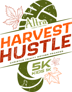 Altra Federal Credit Union Harvest Hustle 1K/5K presented by Christus Trinity Mother Frances Logo