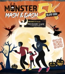 Monster Mash & Dash 5K Glow Run logo