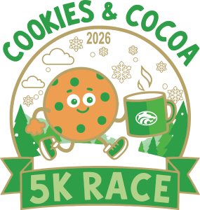 Cookies & Cocoa 5K & 1 Mile Fun Run Logo