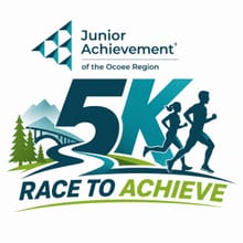 Junior Achievement Race to Achieve 5k logo