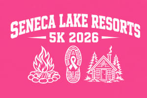 Seneca Lake Resorts Breast Cancer 5K 2026 Logo