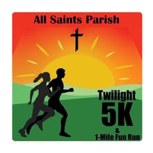 All Saints Parish Twilight 5K and 1-Mile Fun Run logo