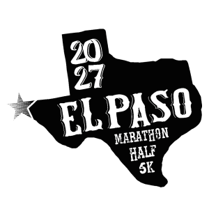 Michelob Ultra El Paso Marathon, Raiz Federal Credit Union Half Marathon, and Spine & Rehab Specialists 5K Run/Walk Logo