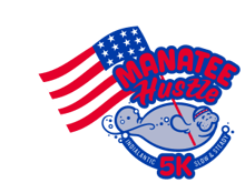 Manatee Hustle 5K logo