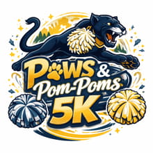 Paws & Pom‑Poms 5K/10K logo