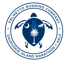 The Palmetto Running Company's Daufuskie Island Marathon and Half logo