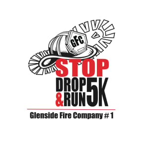The Glenside Fire Company – Stop, Drop & Run 5K Logo