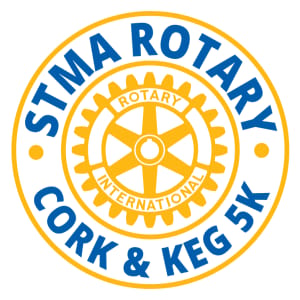 STMA Rotary Cork Keg 5k & Craft Beer Tasting Logo