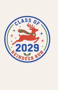 Joel Barlow 5K Reindeer Run Logo