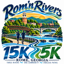 Rom'n Rivers 15K logo