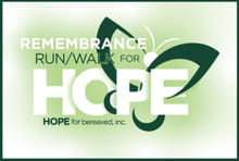 16th Annual Remembrance 5KRun/Walk for HOPE logo