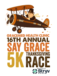 Say Grace Thanksgiving Day 5K Race Logo