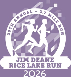 Jim Deane Rice Lake Run Logo