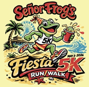 Señor Frogs Fiesta Run/Walk Logo