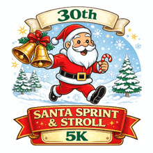 Santa Sprint & Stroll 5k 2026 logo