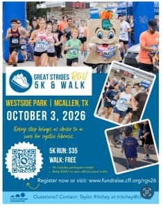 Great Strides RGV 5K Run/ Walk Logo