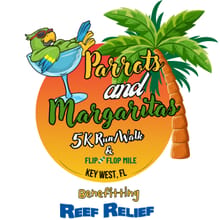 Parrots and Margaritas 5K logo