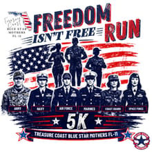 Freedom Isn't Free Run 5K - SPONSORSHIP logo