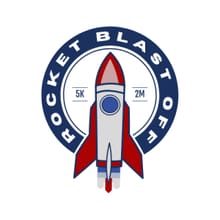 Rocket Blast Off 5K Run/2M Walk logo