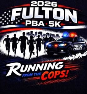 Fulton PBA 5K : Running from the Cops! Logo